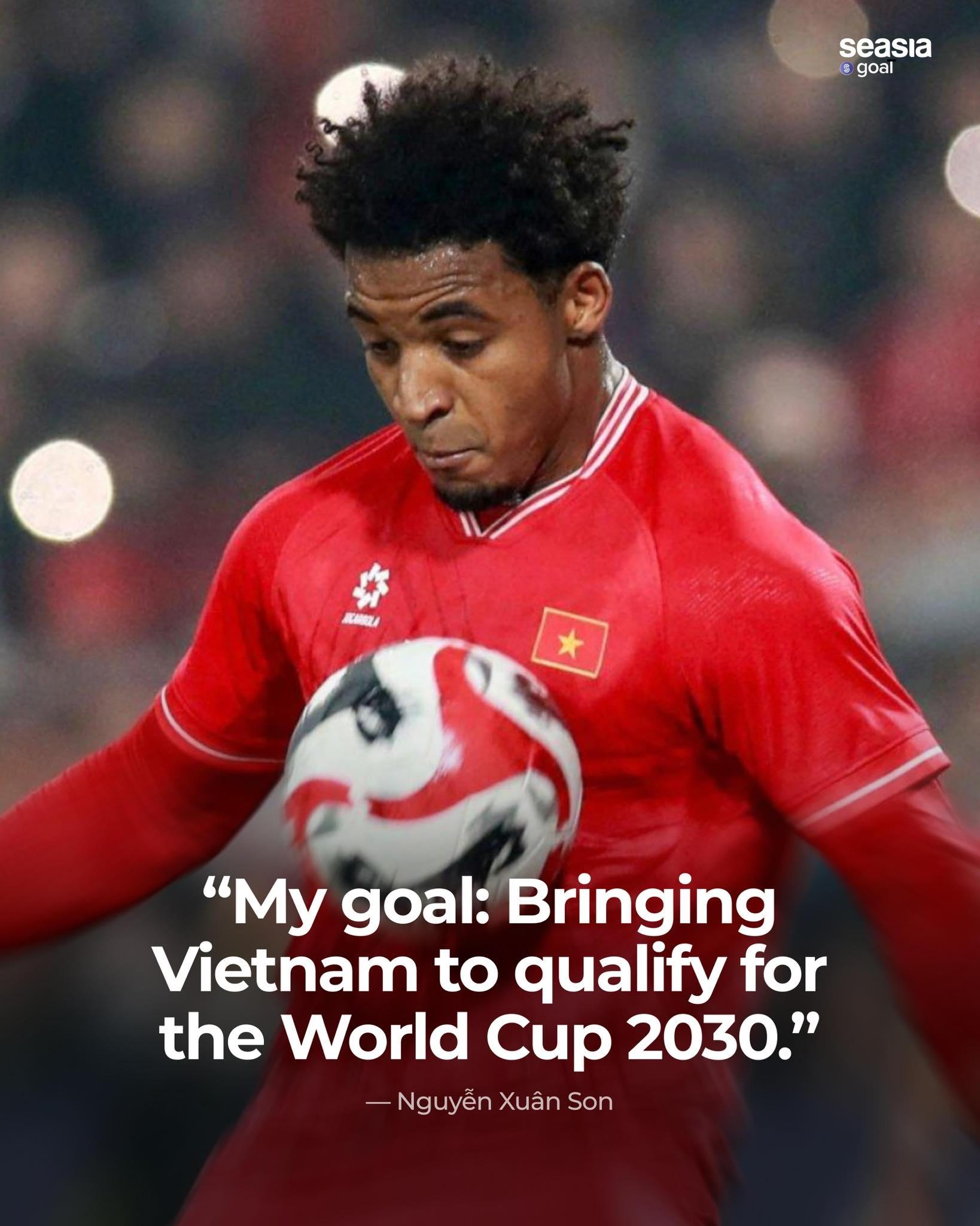 Xuân Son bày tỏ tham vọng muốn dự World Cup 2030 cùng ĐT Việt Nam