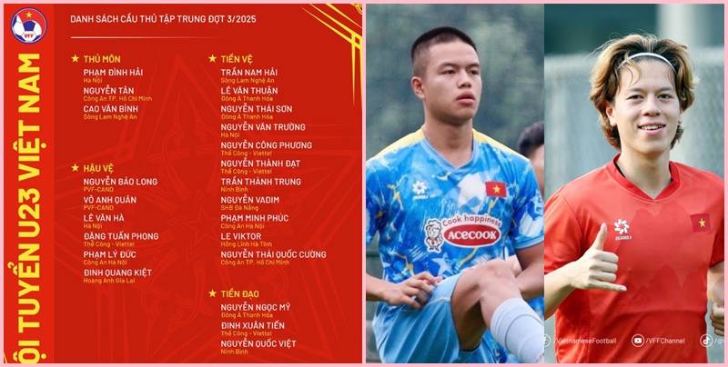 U23 Việt Nam tạo điểm nhấn khi lần đầu gọi lên tuyển 3 Việt kiều