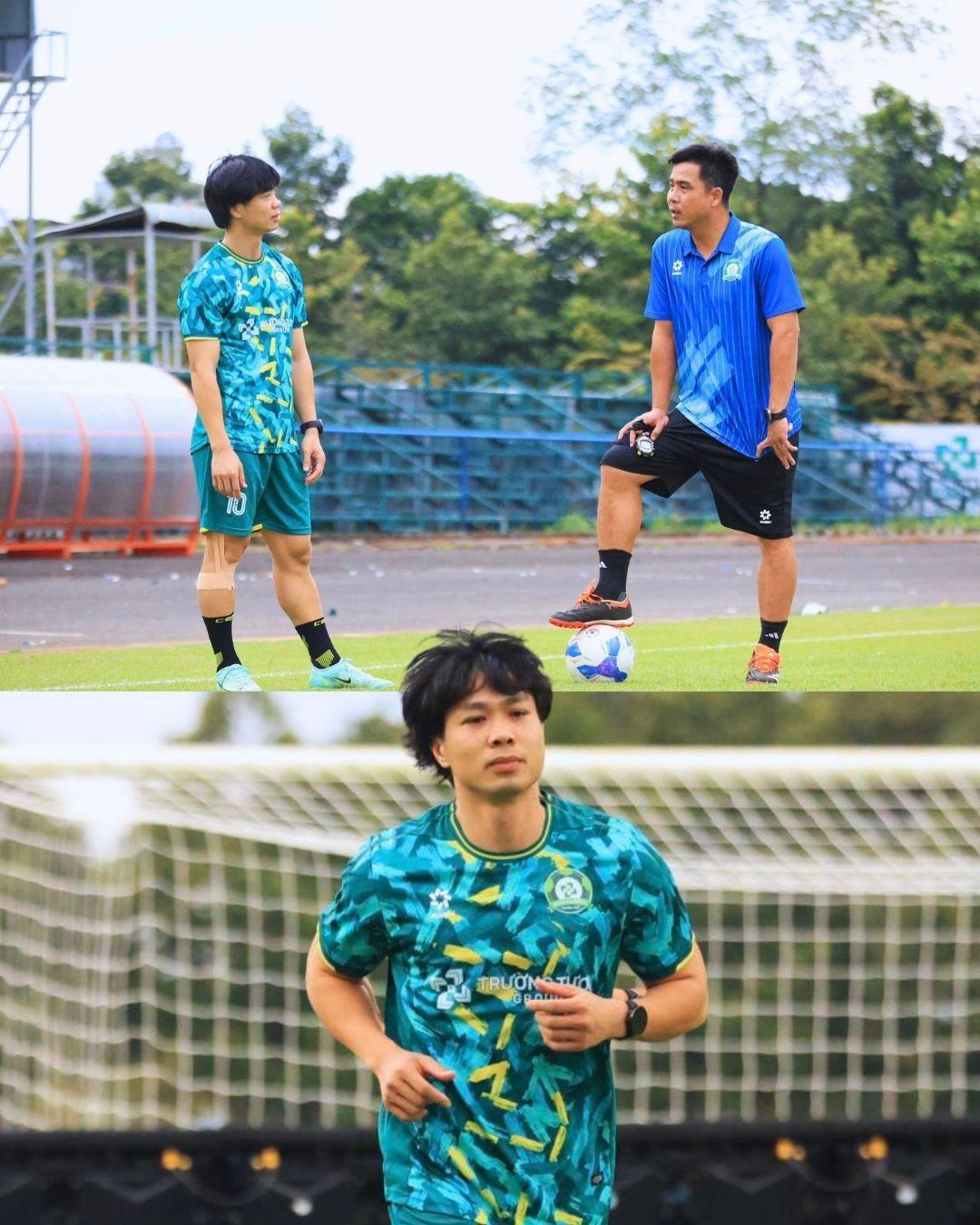 Công Phượng đã quay trở lại luyện tập sau chấn thương