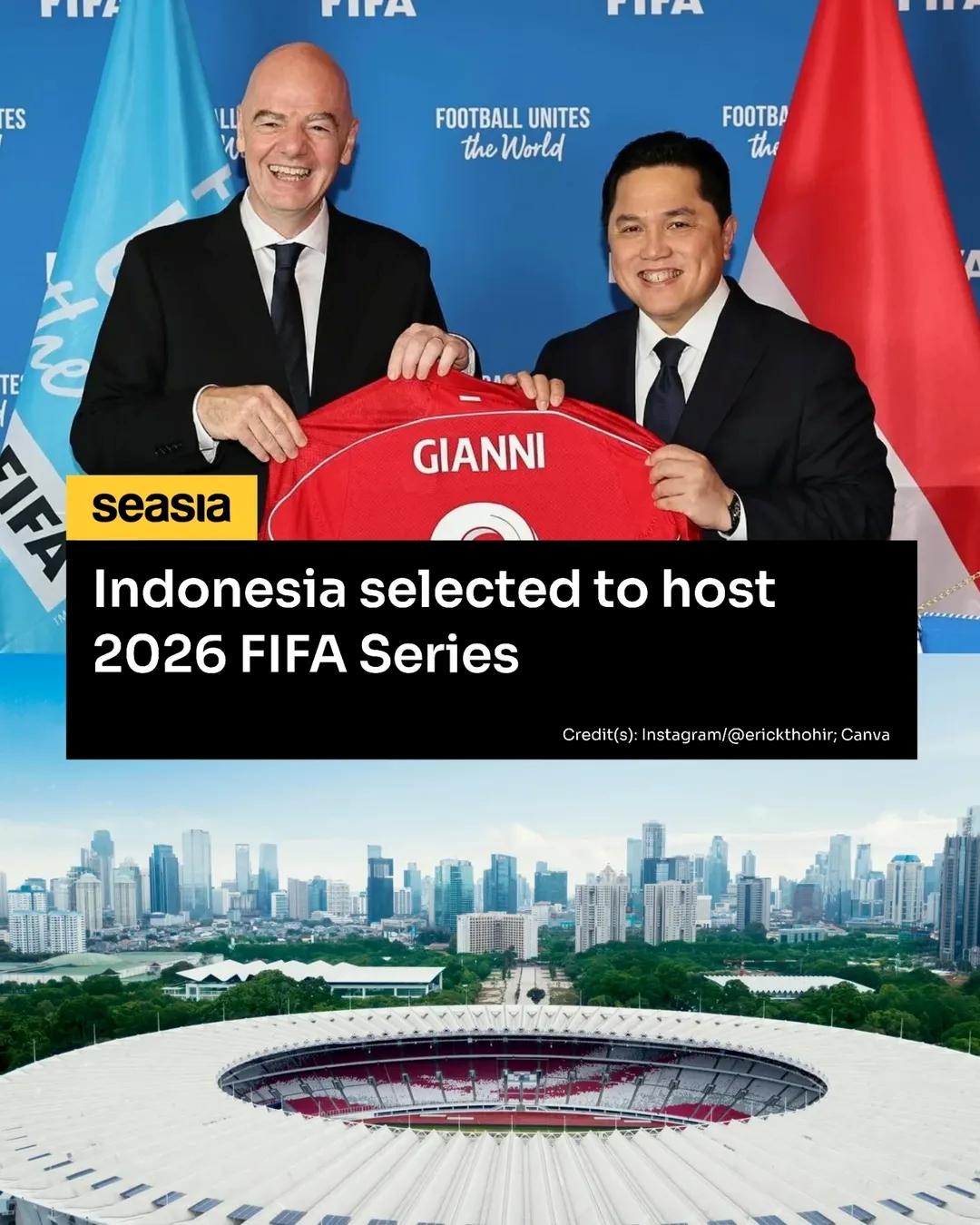 Indonesia được đăng cai FIFA Series 2026