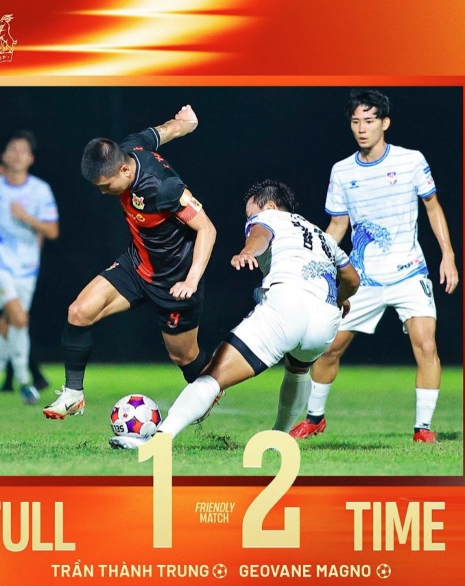 Trần Thành Trung ghi bàn thắng đầu tiên trong màu áo Ninh Bình FC